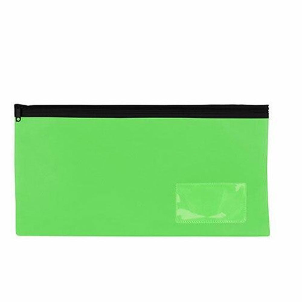 Celco Bright Pencil Case W/ 1 Zip (Lime Green)