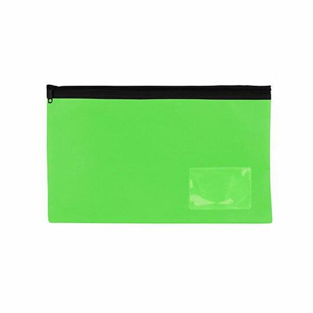 Celco Bright Pencil Case W/ 1 Zip (Lime Green)