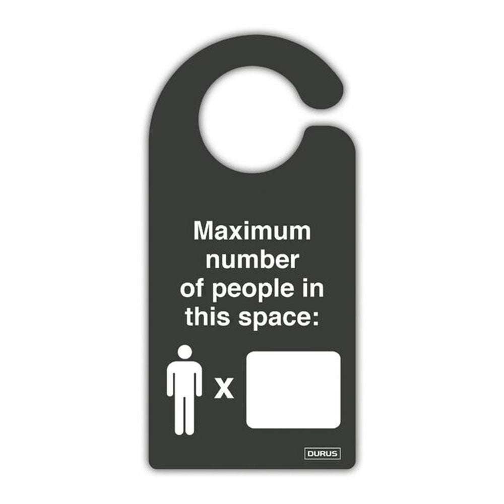 Durus Maximum Capacity Charcoal Door Hanger (100x210mm)