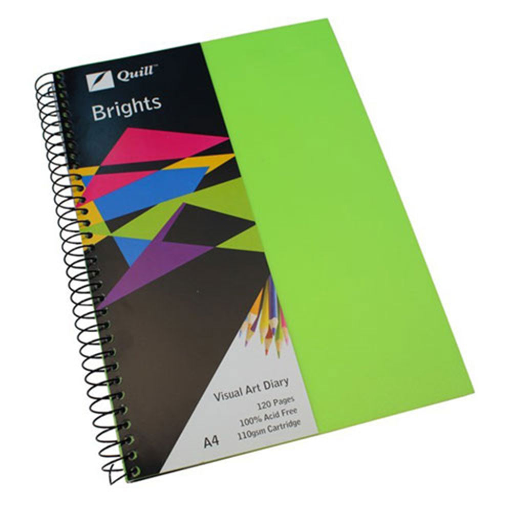 Quill Brights A4 Diario de arte visual de 60 hojas