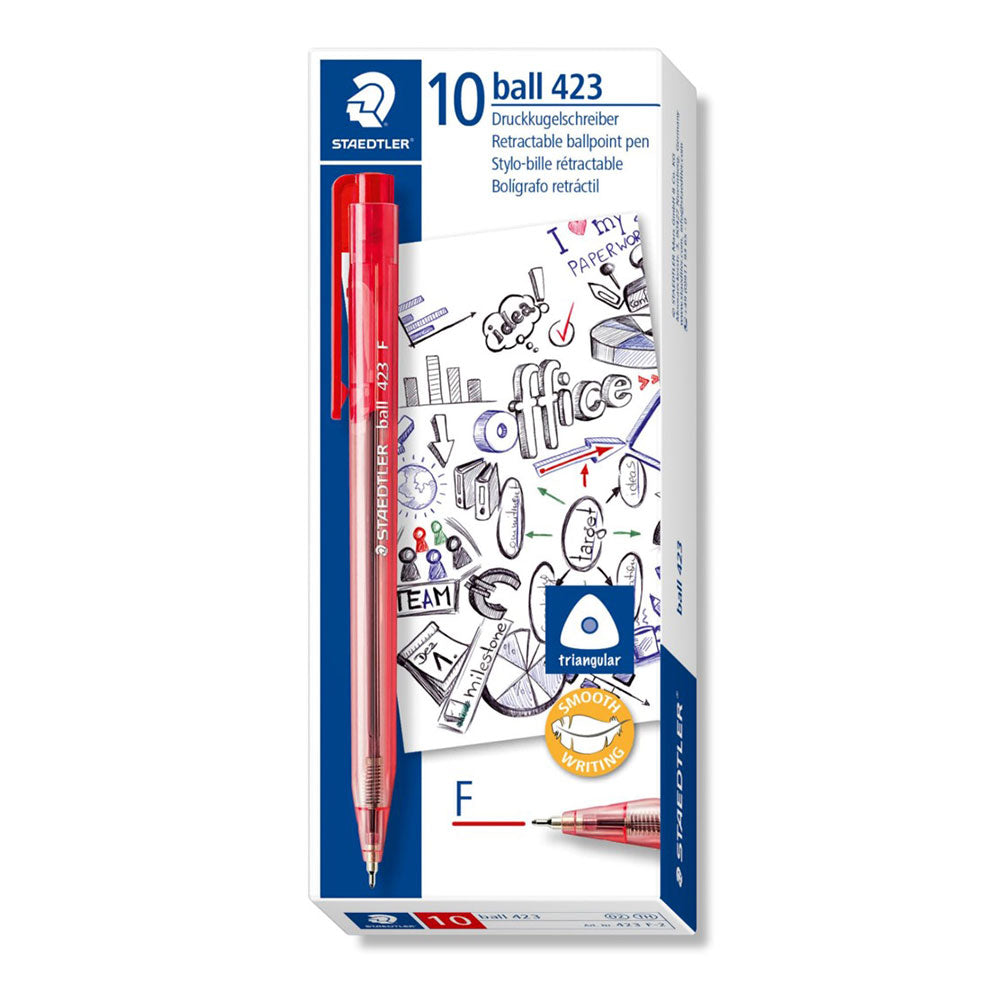  Staedtler 423 Feiner Kugelschreiber (Box mit 10 Stück)