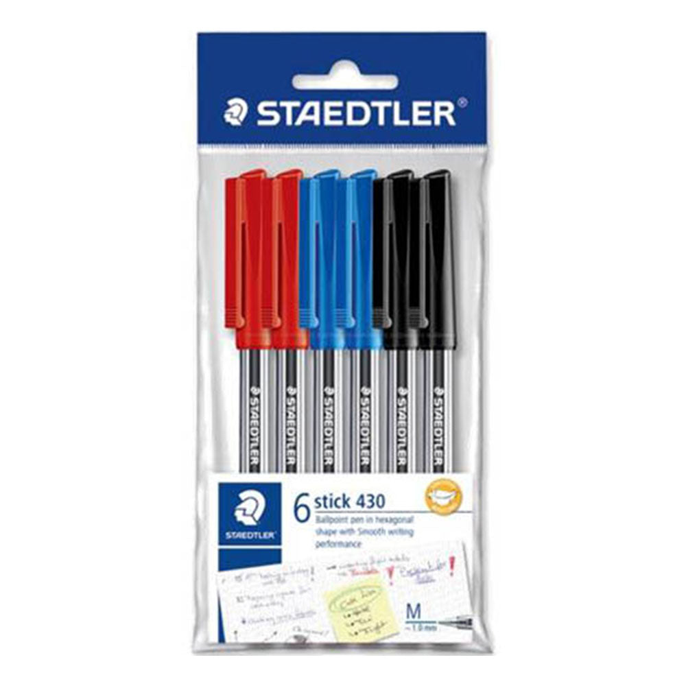 Staedtler Ballpoint Medium Pen Stick w Poly Torebka