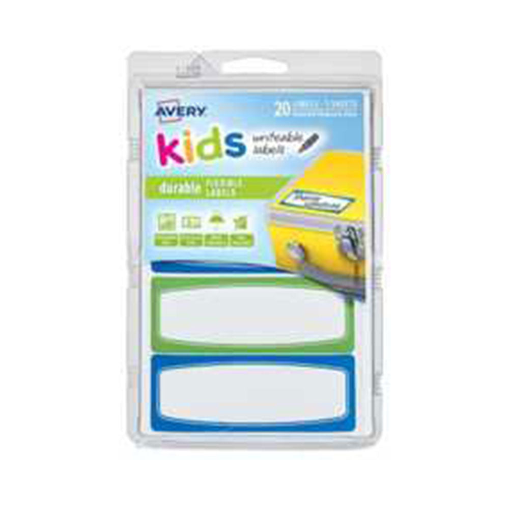 Avery Writable Kids ID etykiety 20pcs (89x32 mm)