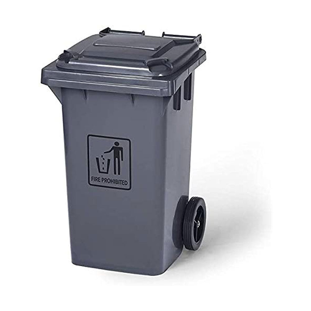 Cleanlink Heavy Duty Trolley Bin m/ fotpedal 240L