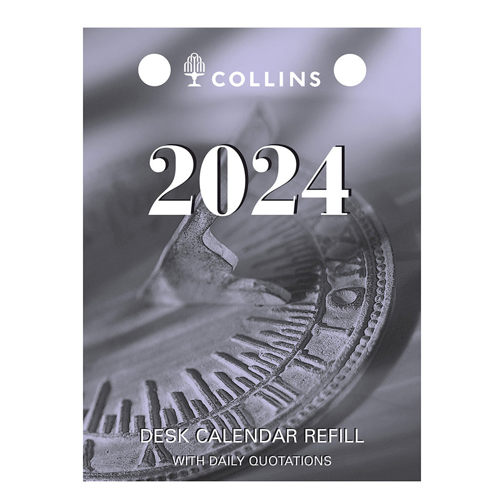 Collins Debden 2024 Schreibtischkalender 76x102mm