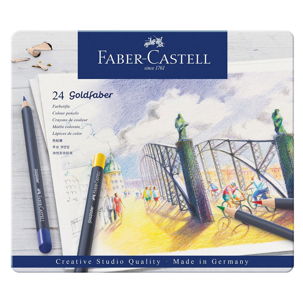 Faber-Castell Goldfaber Kolor Pencil in Tin