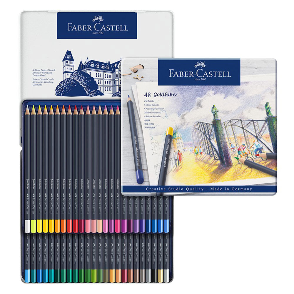 Faber-Castell Goldfaber Color Pencil i tin