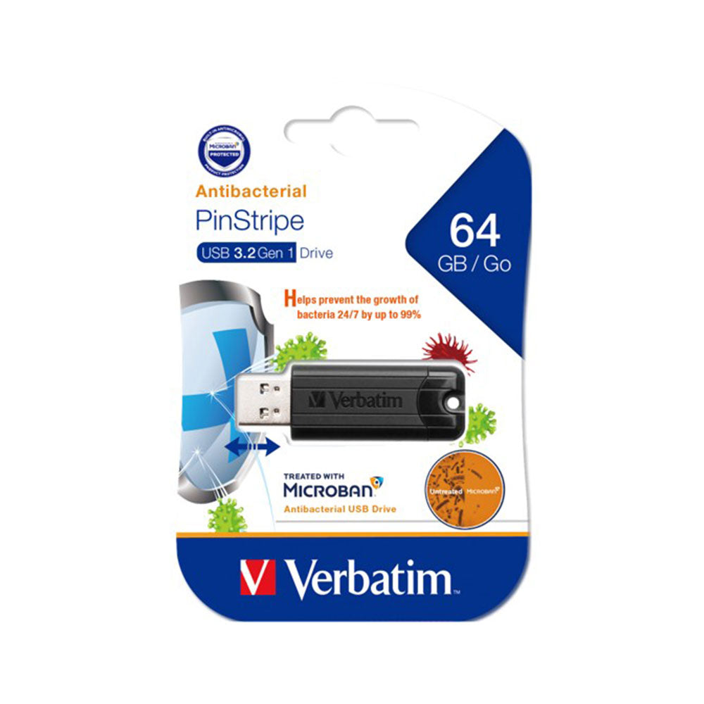 Verbatim Store n Go Microban 3.0 USB Drive（黒）