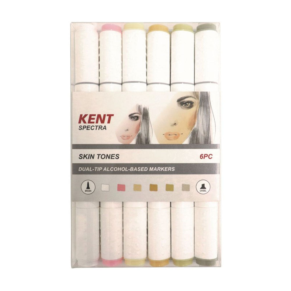 Kent Spectra Graphic Design Marker Set 6 st