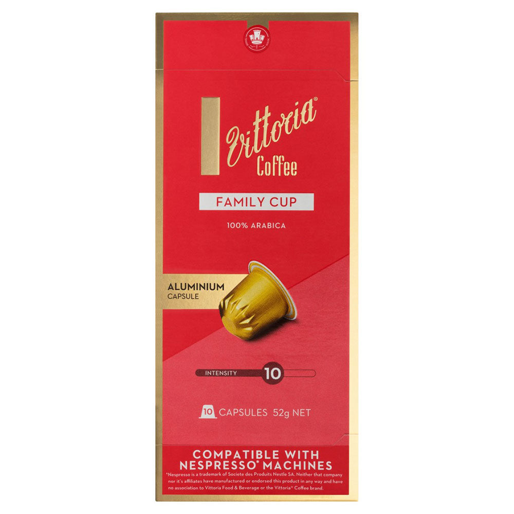 Vittoria Nespresso kompatible kaffekapsler 10'er