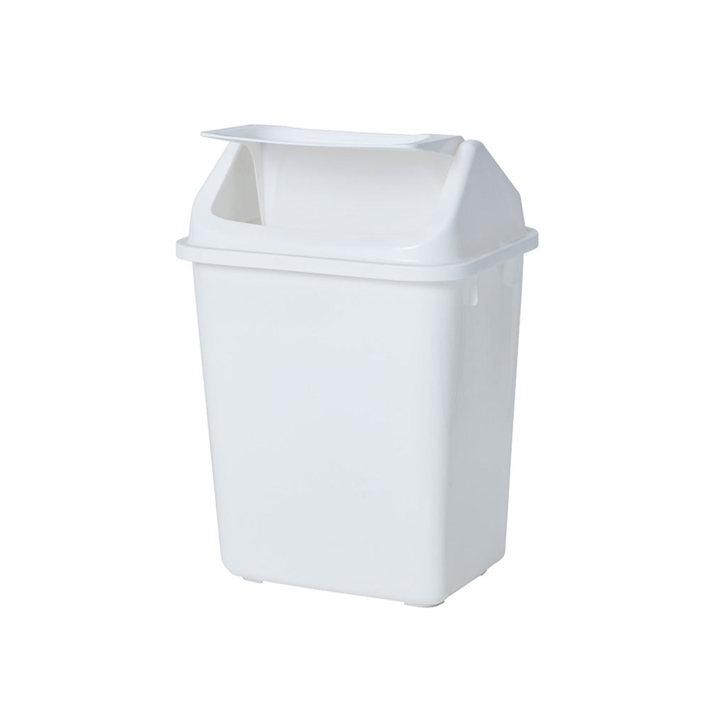 Compass Rectangular Swing Top Bin 38L (White)