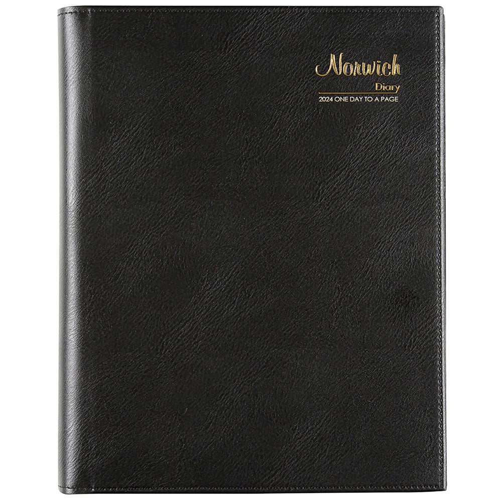 Cumberland Norwich Quarto 2024 Diary (zwart)