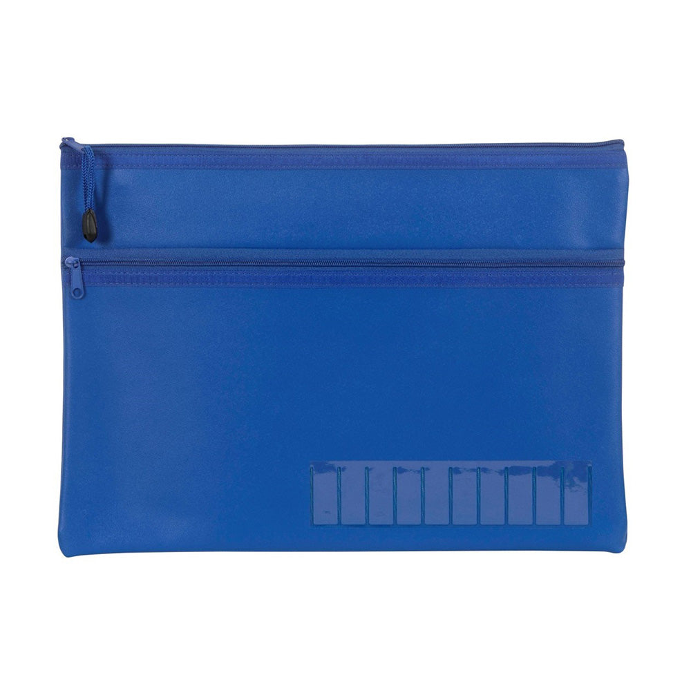 Celco 2 Zip Pencil Case 350x180mm (Blue)