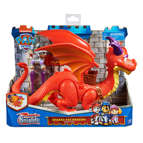 Paw Patrol Rescue Knights Sparks Dragon & Claw Action Figure