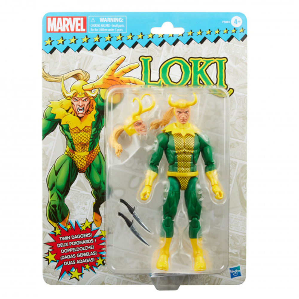 Figura di raccolta retrò Marvel Loki