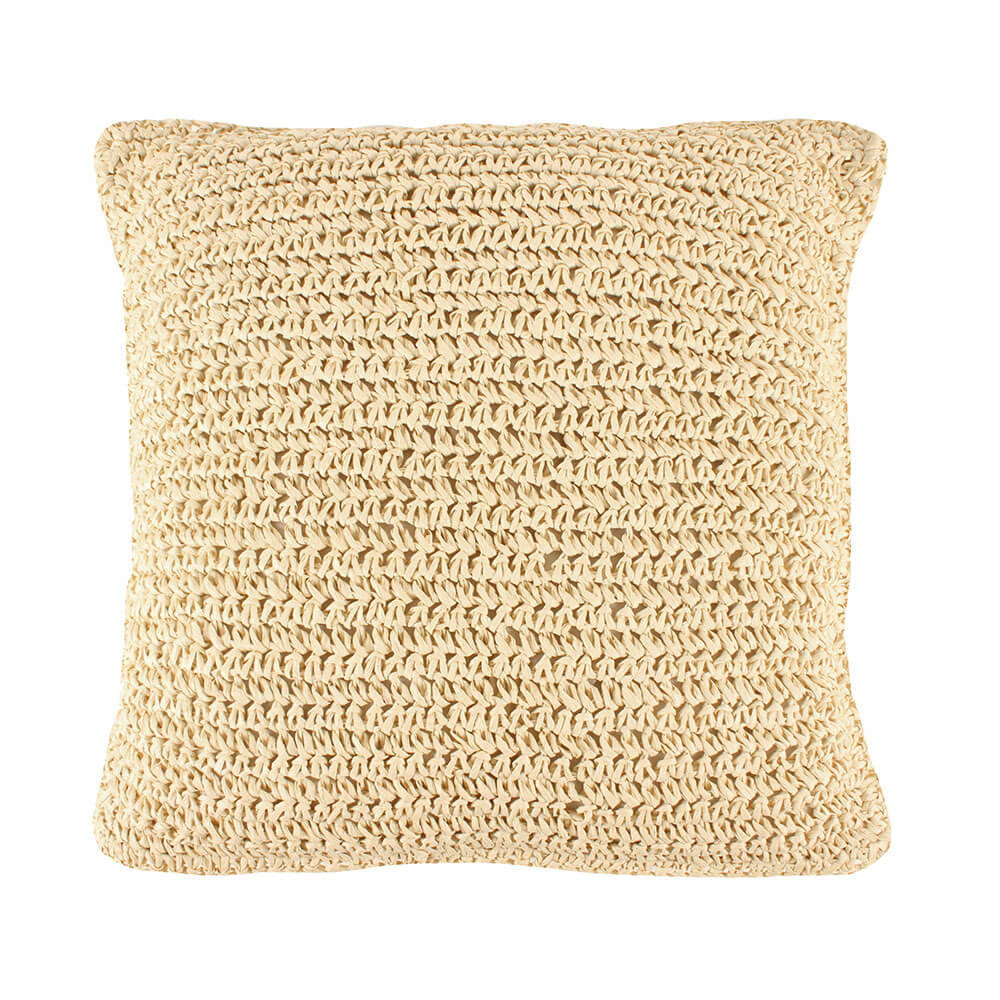 Abbey Straw-Blend Cushion 48 cm