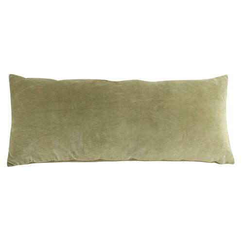 Remie Velvet Cushion with Edging Deep Sage