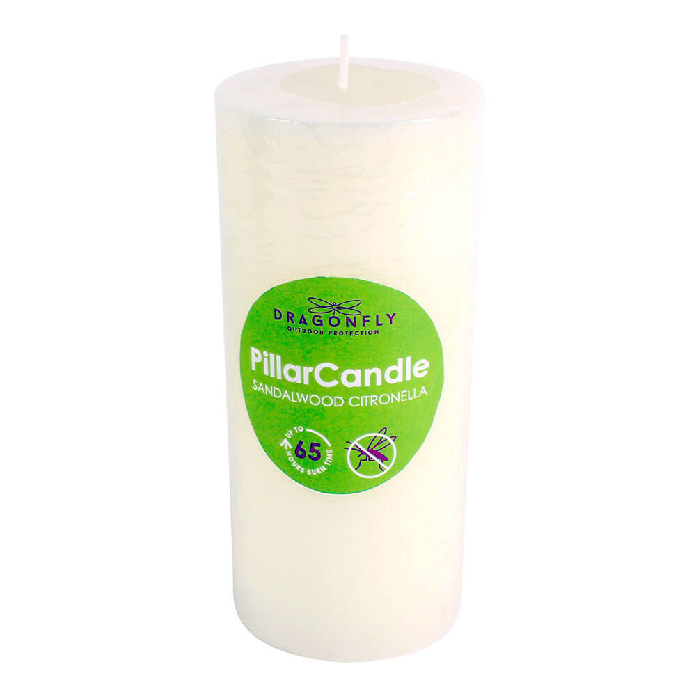 Sandalwood Citronella Pillar Candle (15x7cm)