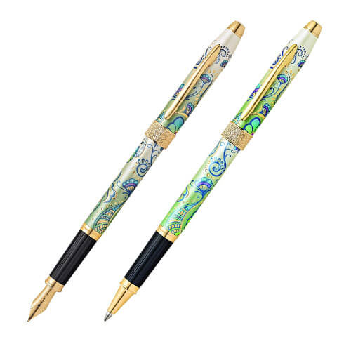 Botanica Green Daylily 23CT Gold Plated Pen