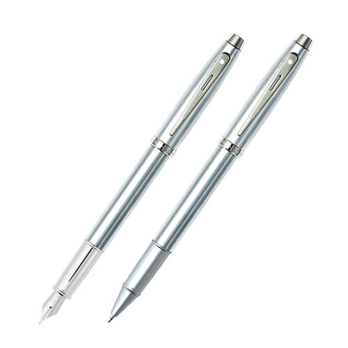 100 Brushed Chrome/Nickel Plated Pen