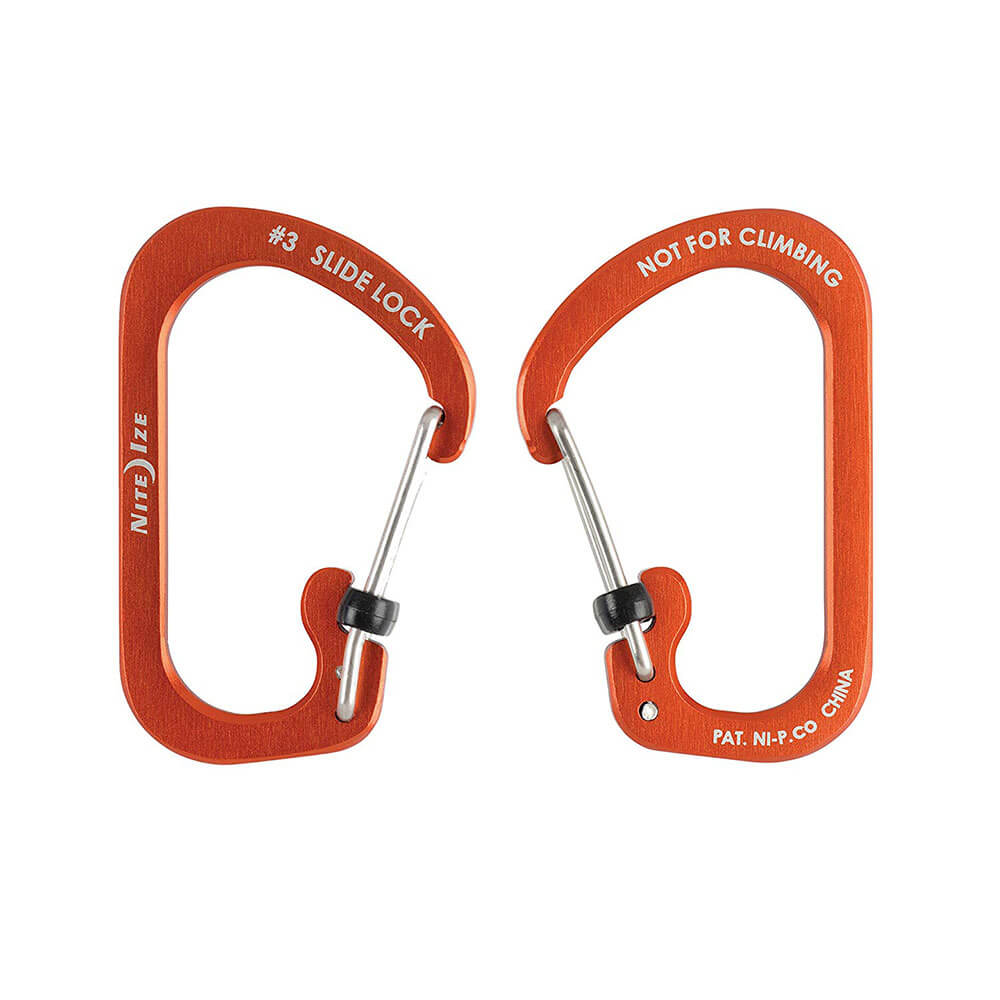 Slidelock karabiner aluminium