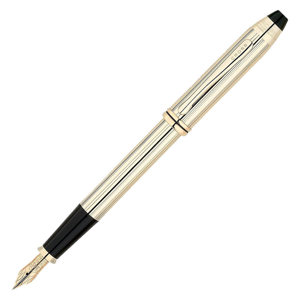 Townsend 10K Gold Filled Fine Nib Fountain Pen