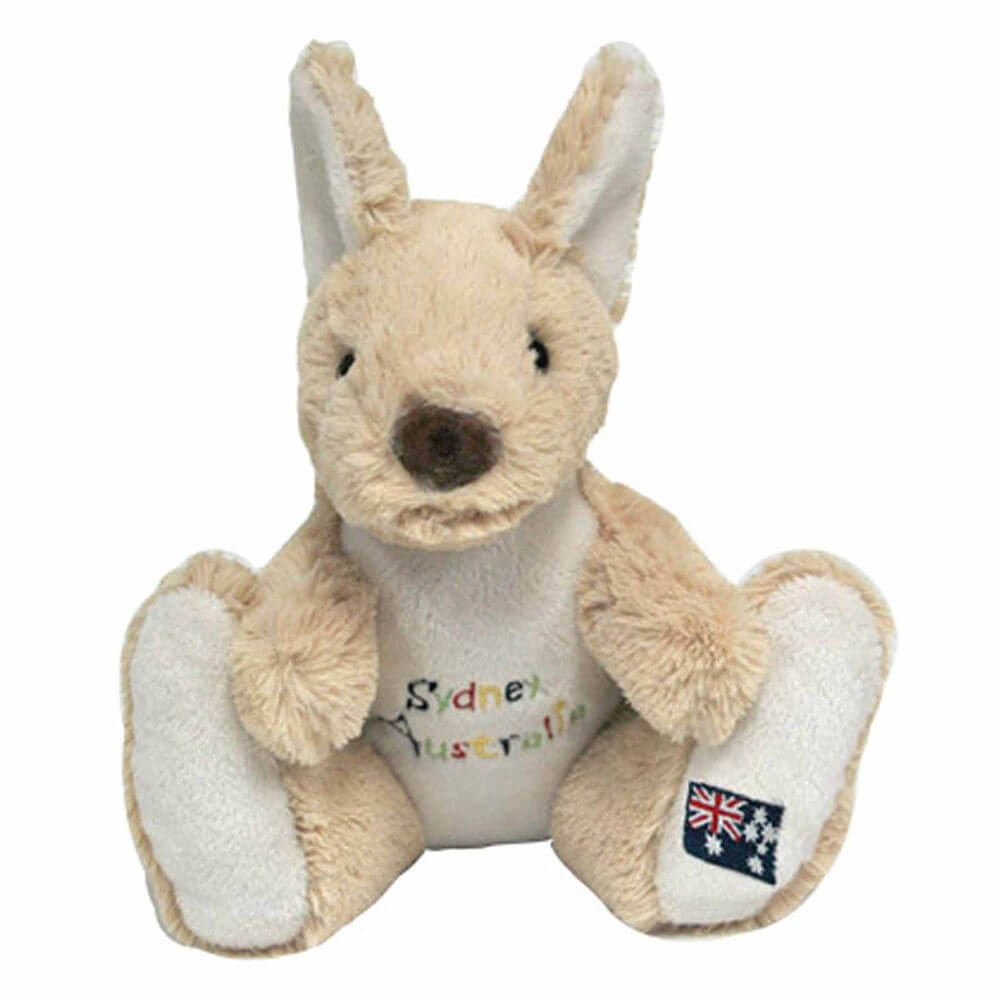 20cm Kangaroo Plush w/ Embroidery