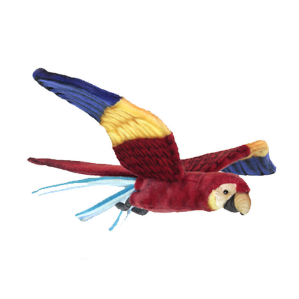 Hansa Flying Scarlet Macaw (76cm W)