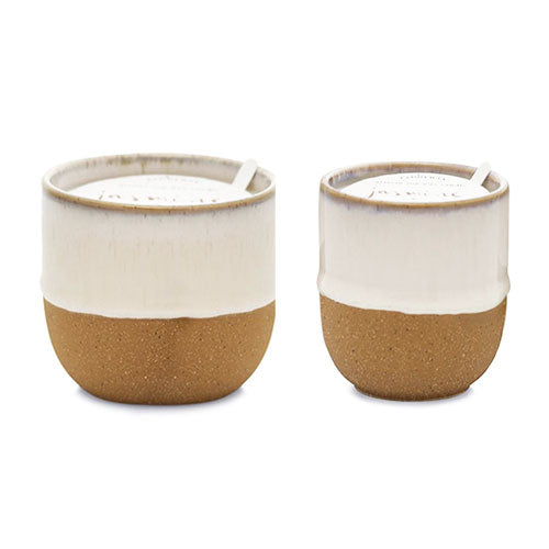 Kin Jasmine & Bamboo Candle in Ceramic (White)