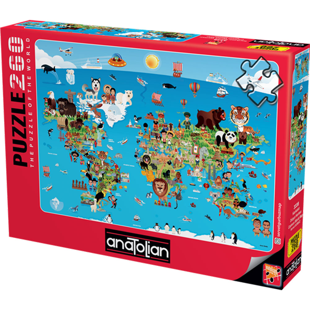 Anatólia O quebra -cabeça do mundo 260pcs