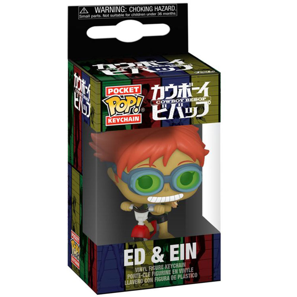 Cowboy Bebop Ed & Ein Scooter Pocket Pop! Keychain