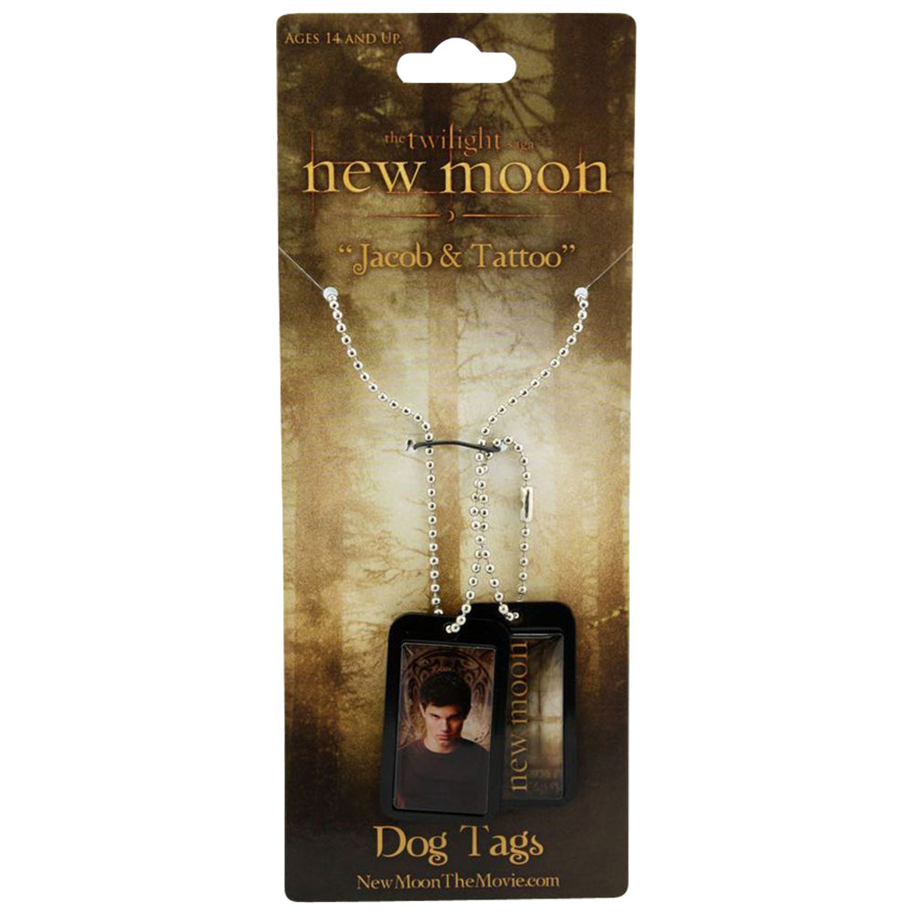 Twilight New Moon Dog Tags Set of 2 (Jacob & Tribe Tattoo)