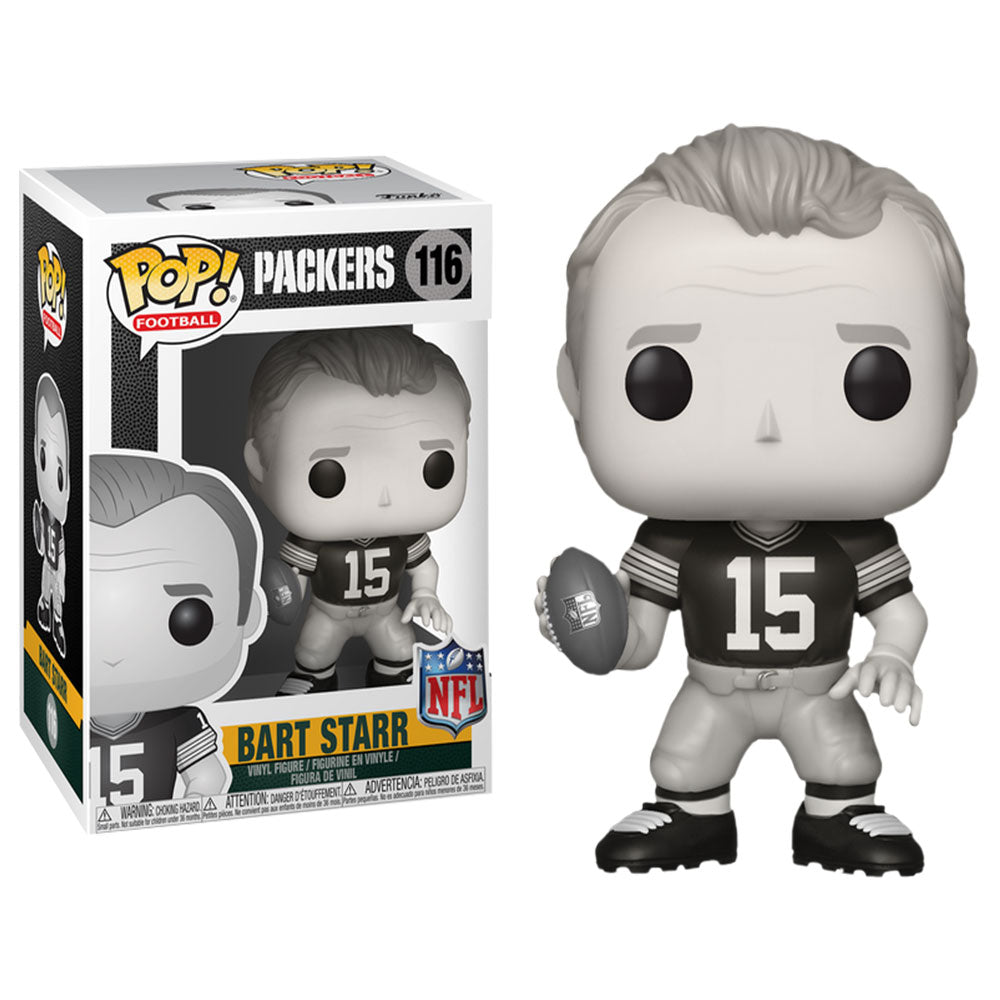 NFL Legends Bart Starr Black & White Pop! Vinyl