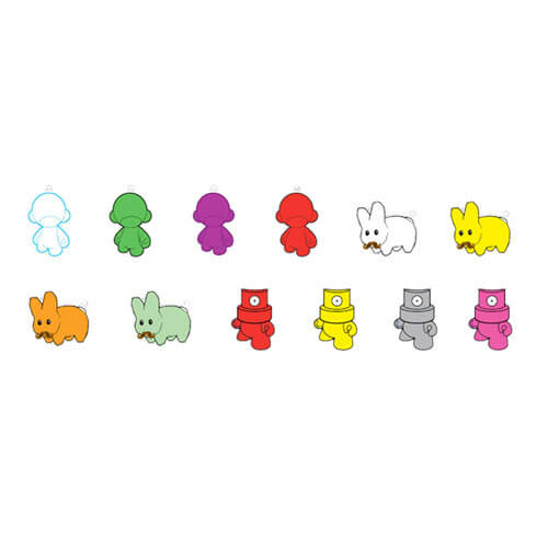 Kidrobot Superflat Keychains 2" Blind Box