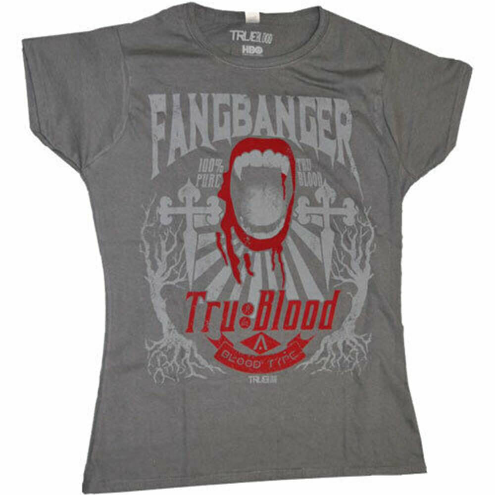 True Blood Fangbanger flockade kvinnlig t-shirt