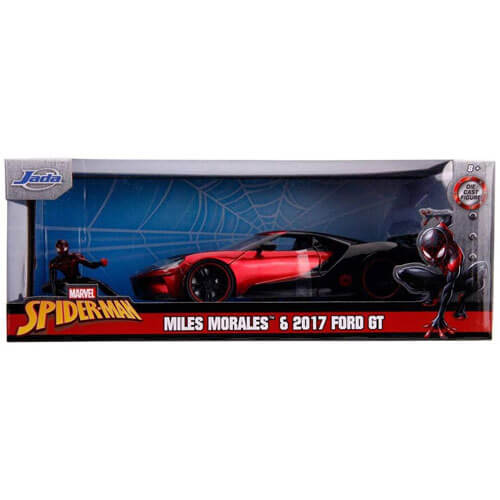 Spider-Man Miles Morales 2017 Ford GT 1:24 Hollywood Ride