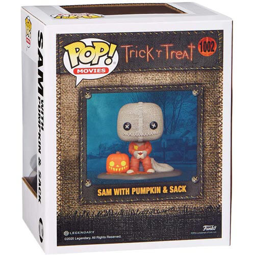 Trick R Treat Sam with Pumpkin & Sack US Ex. Pop! Deluxe