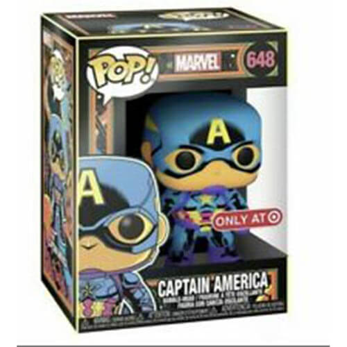 Captain America Black Light US Pop! Vinyl