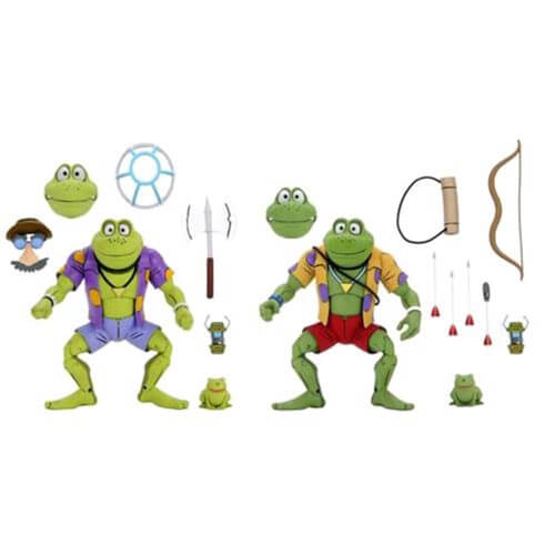 TMNT Genghis & Rasputin Frog 7" Action Figure 2-pack