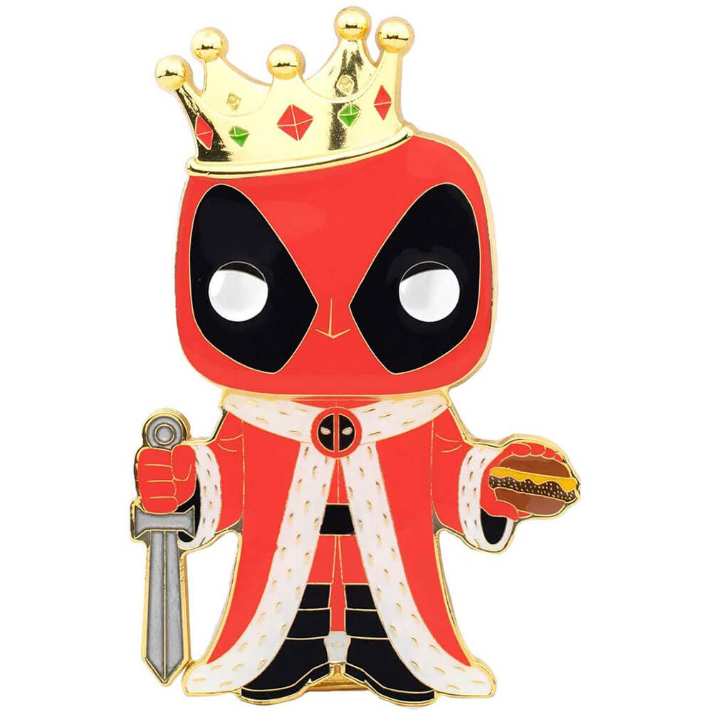 Deadpool King Deadpool 4" Pop! Enamel Pin