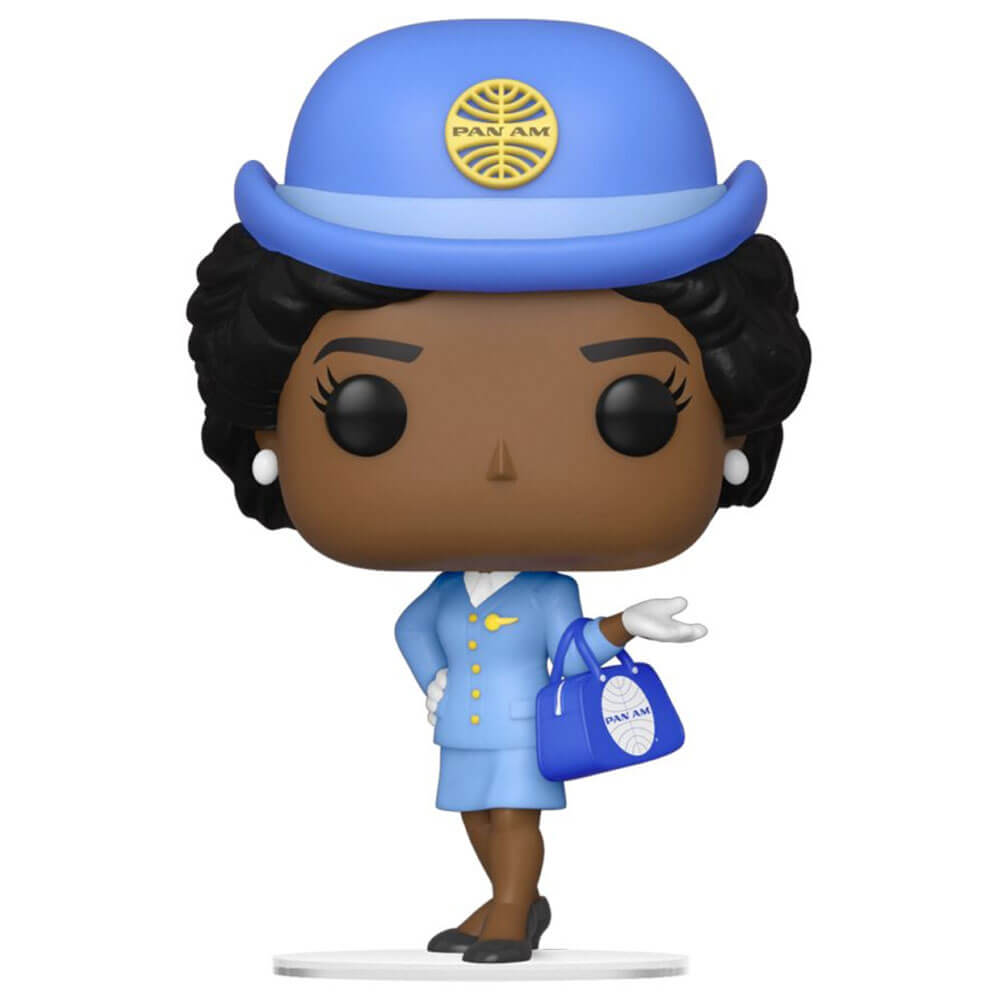 Pan Am Stewardess with Blue Bag Pop! Vinyl