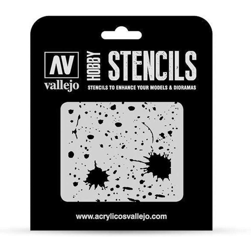 Vallejo stencils textureffekter