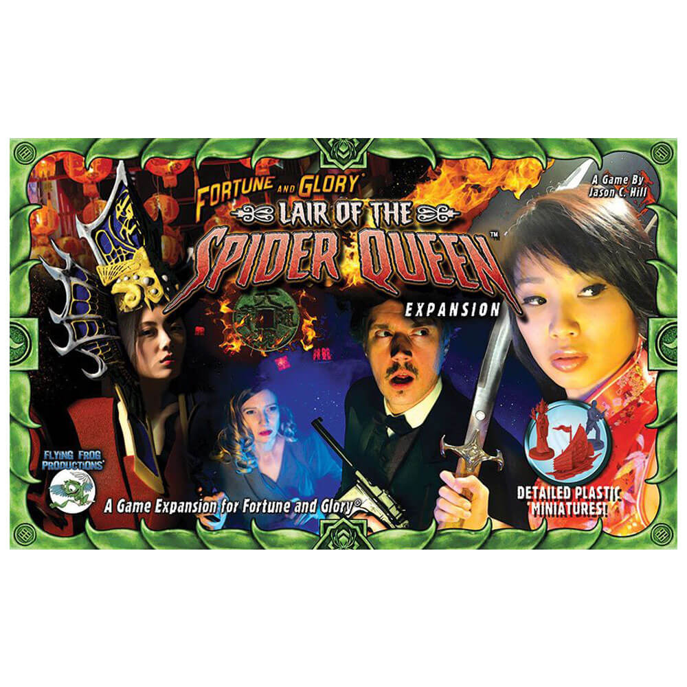 Fortune and Glory Lair of the Spider Queen Board Game