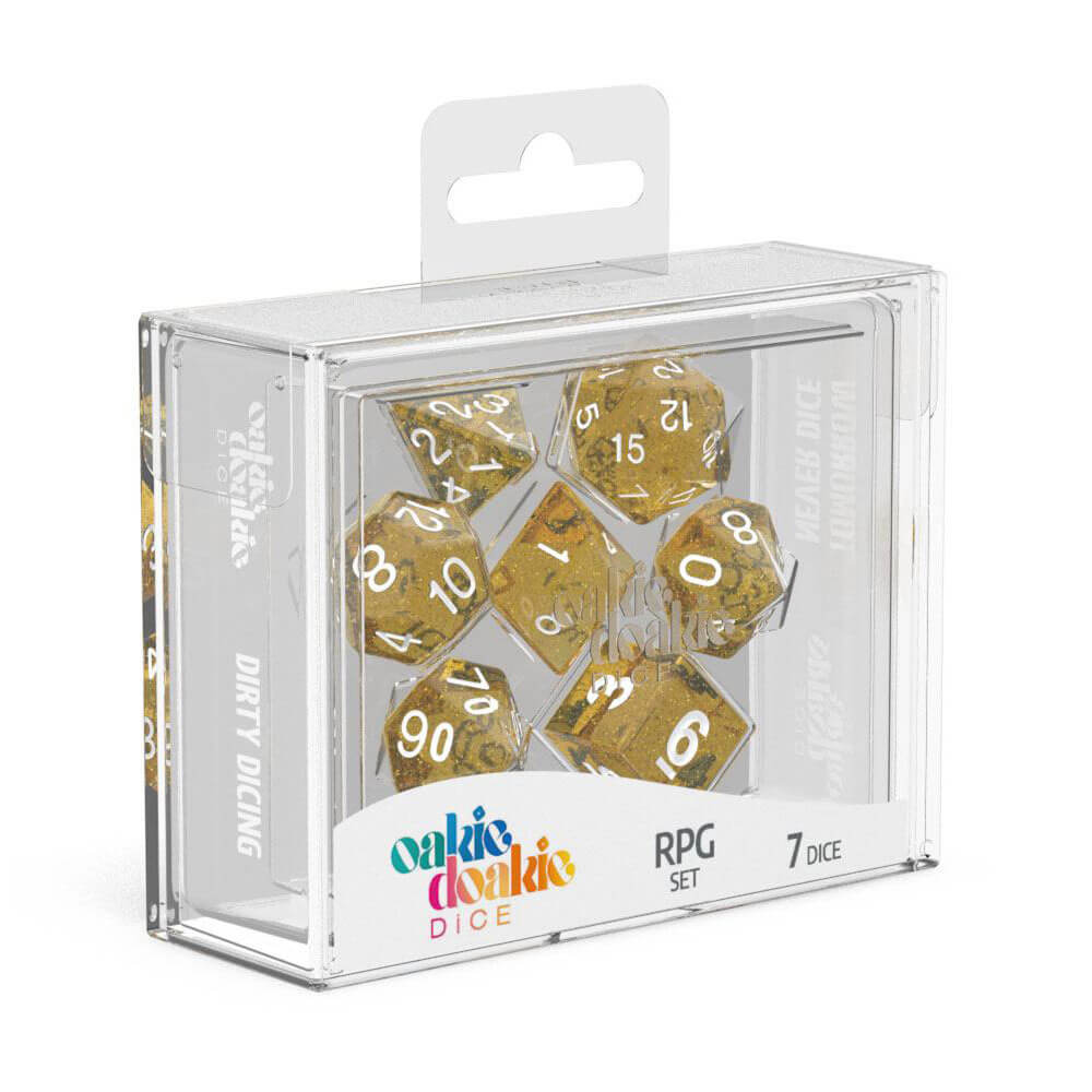 Oakie Doakie RPG Set Speckled Dice 7tlg