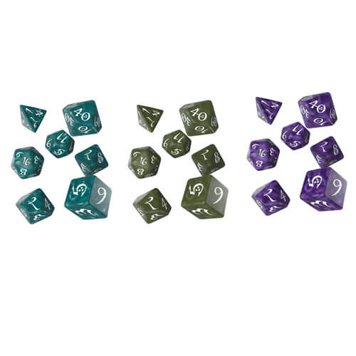 Q Workshop Classic RPG Dice Set of 7