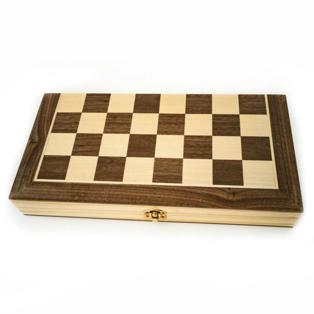 LPG TROE FOOKING CHECT CHECKERS BACKGAMMON SET