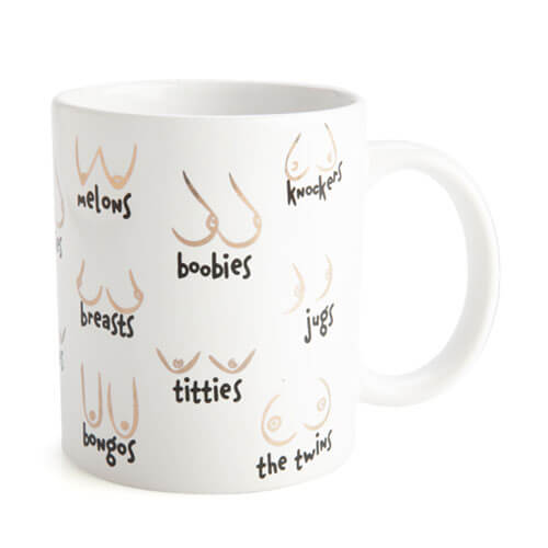 Boobs Metallic Ceramic Mug