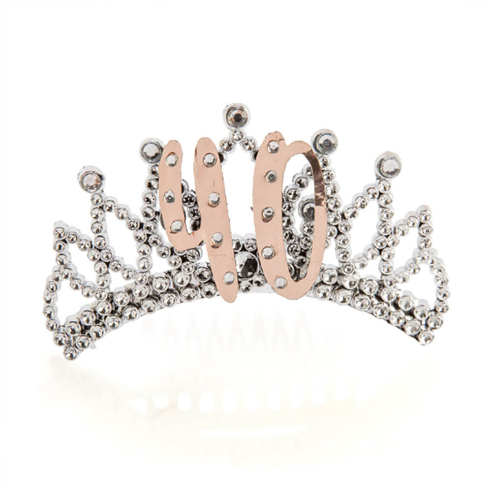 Rose Gold and Silver Tiara