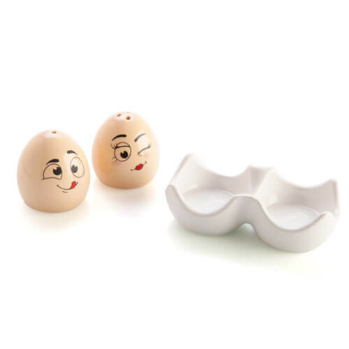 Eggheads Salt & Pepper Set