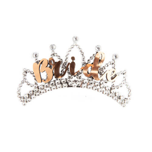 Alandra Rose Gold and Silver Tiara